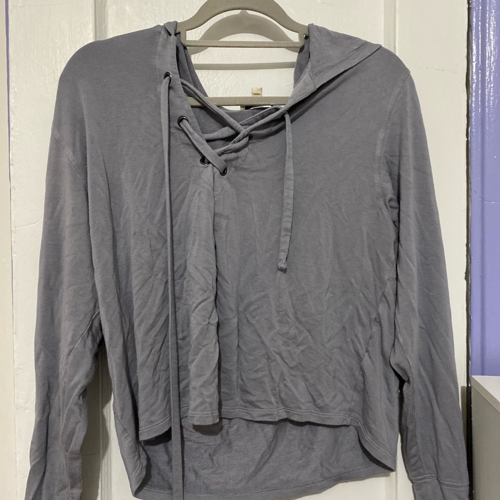 Crop top sweatshirt